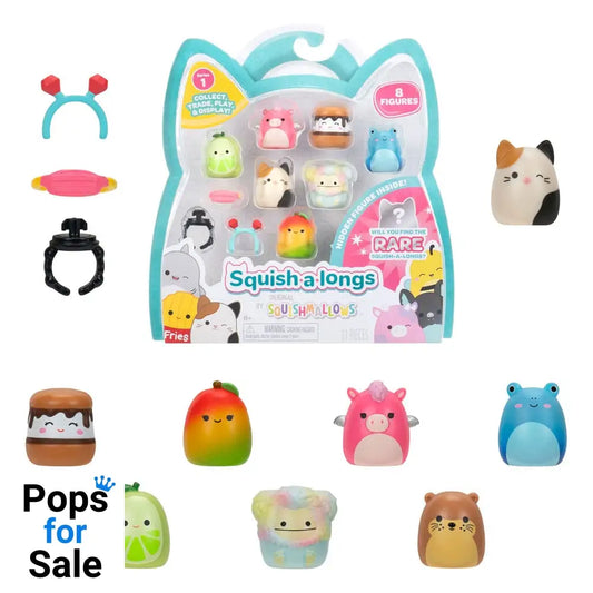 Squishmallow Squish a longs Mini Figures 8-Pack Style 2 3 cm