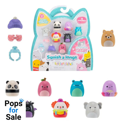 Squishmallow Squish a longs Mini Figures 8-Pack Style 3 3 cm Mini-figures