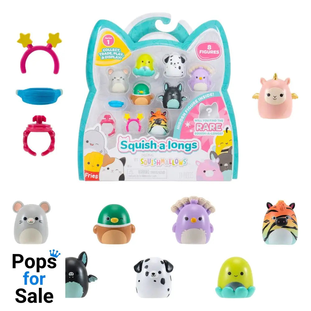 Squishmallow Squish a longs Mini Figures 8-Pack Style 4 3 cm