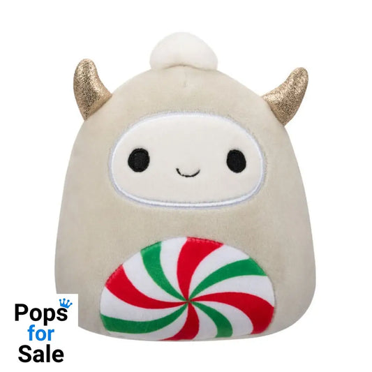 Squishmallows Plush Figure White Yeti with Peppermint Swirl Belly 12 cm