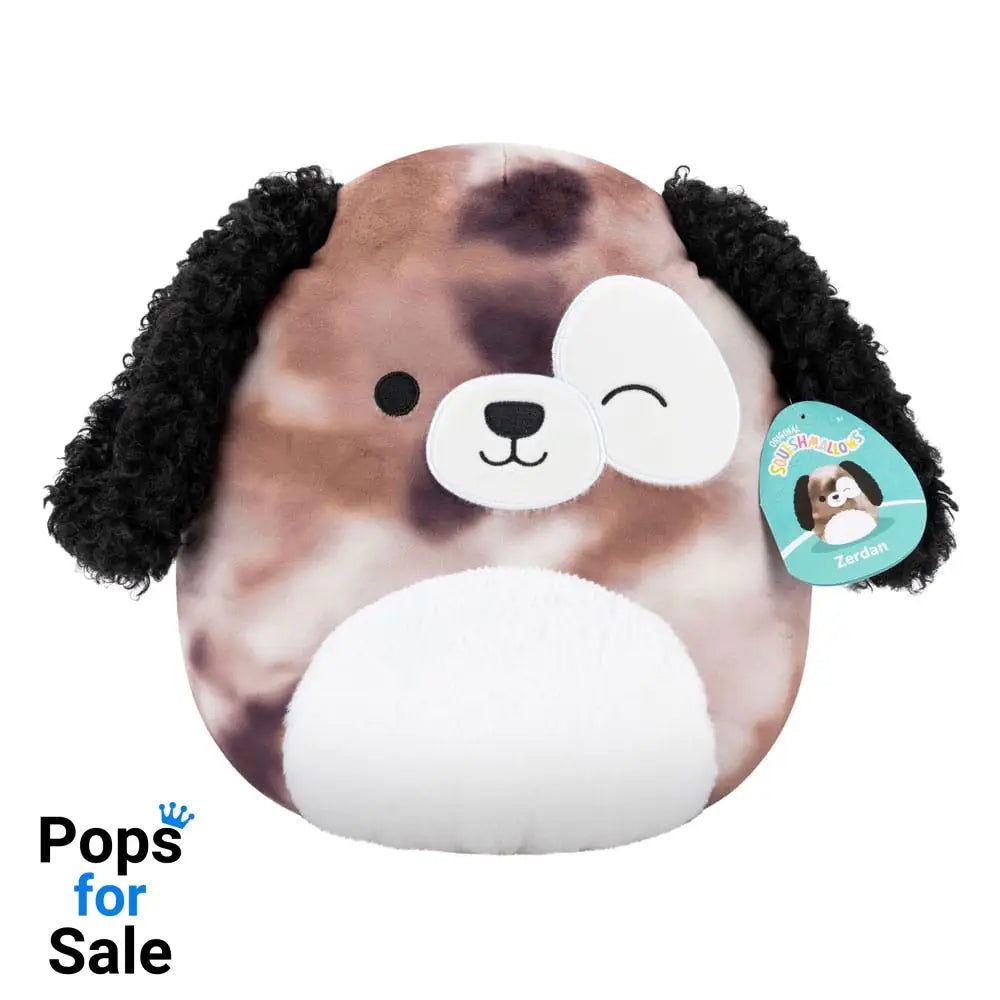 Squishmallows Plush Figure Zerdan the Brown Marbled Dog 30 cm Plushes