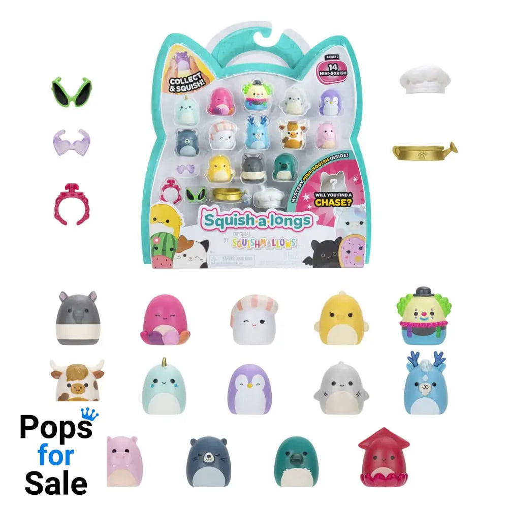 Squishmallows Squish-a-longs minifigures Set of 14 Series 2 Style 1 2,5 cm