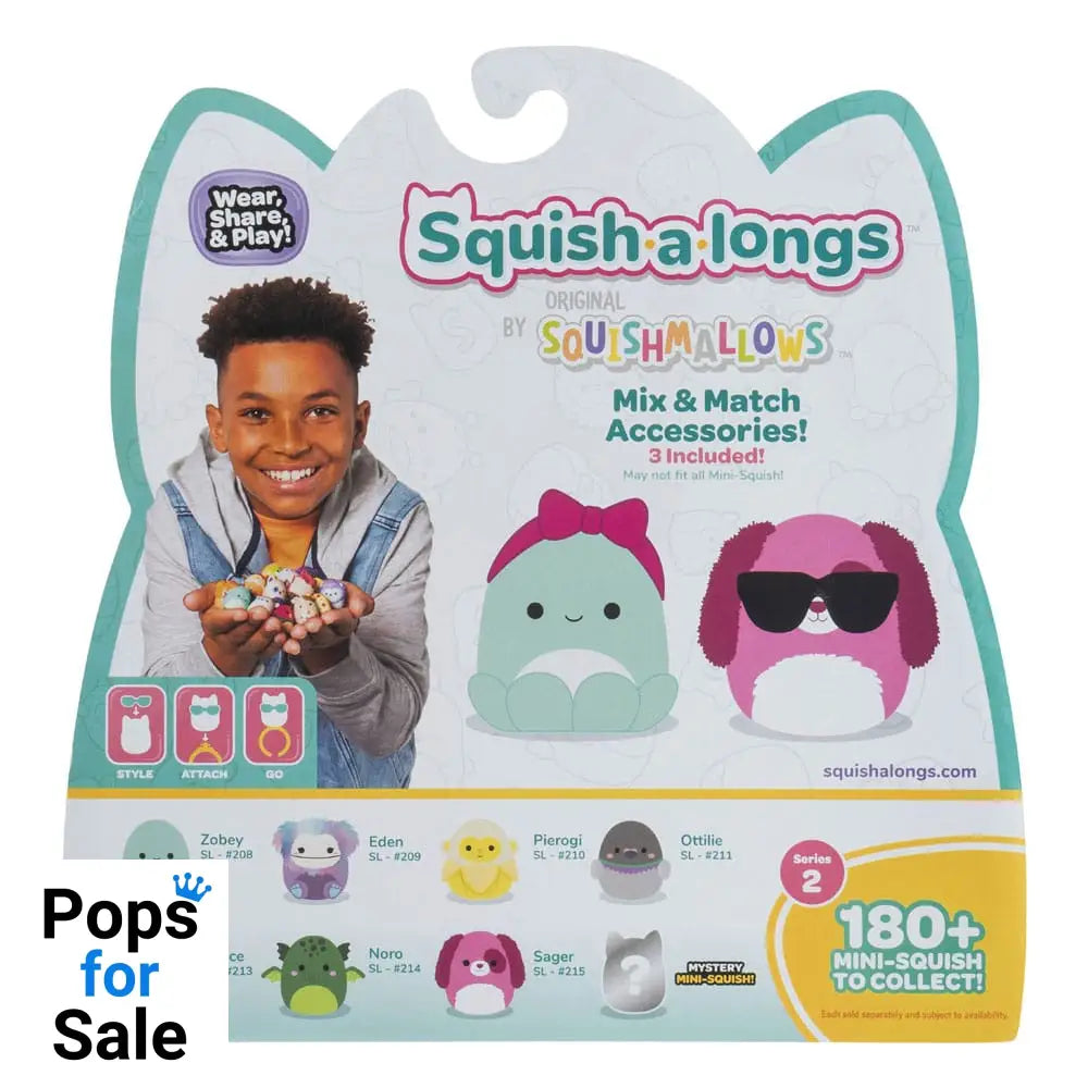 Squishmallows Squish-a-longs minifigures Set of 8 Series 2 Style 1 2,5 cm Mini-figures