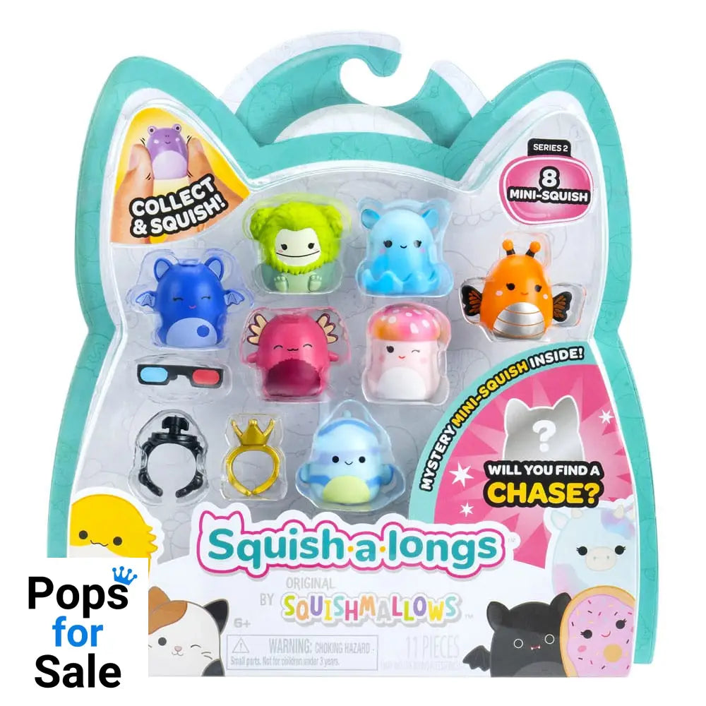 Squishmallows Squish-a-longs minifigures Set of 8 Series 2 Style 2 2,5 cm Mini-figures