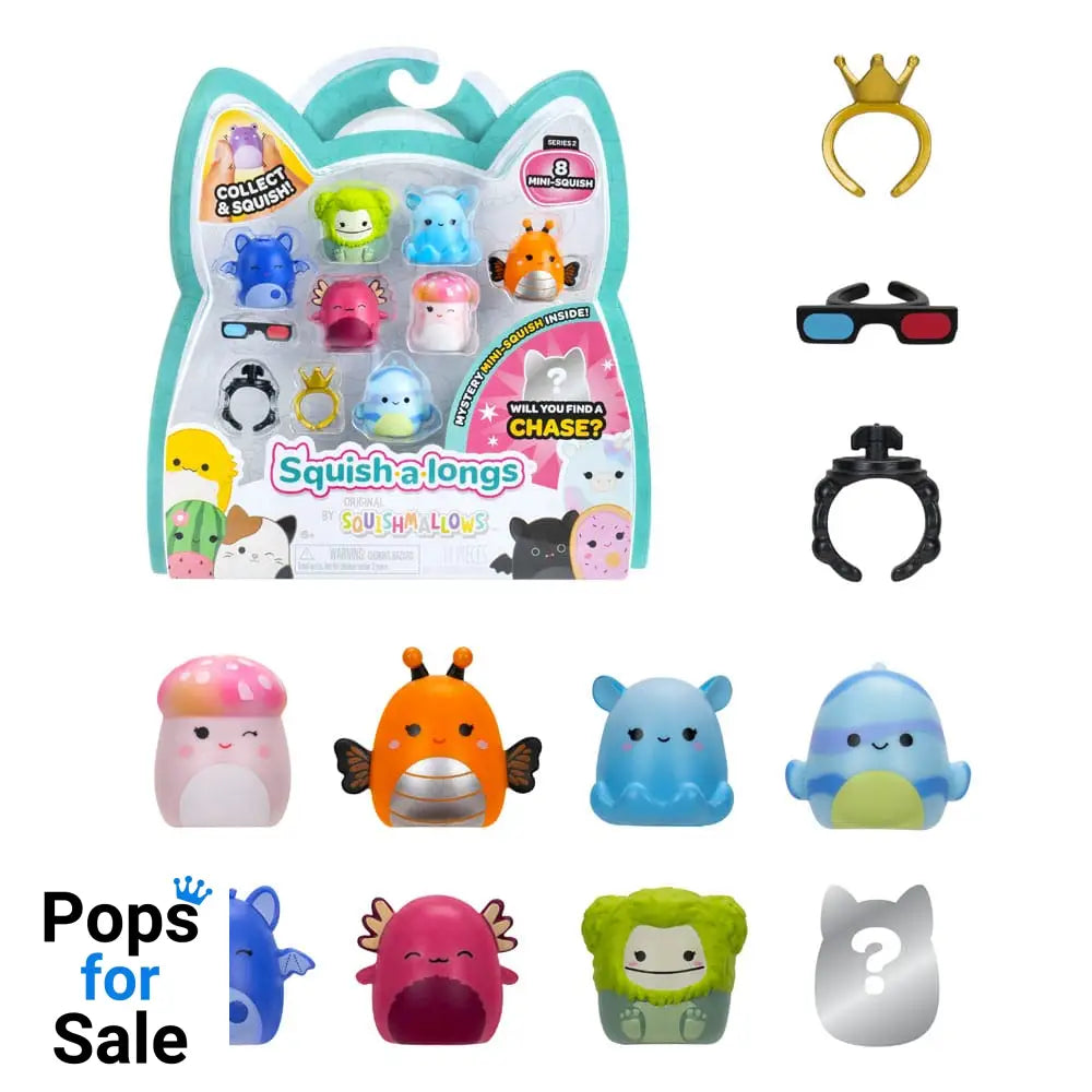 Squishmallows Squish-a-longs minifigures Set of 8 Series 2 Style 2 2,5 cm