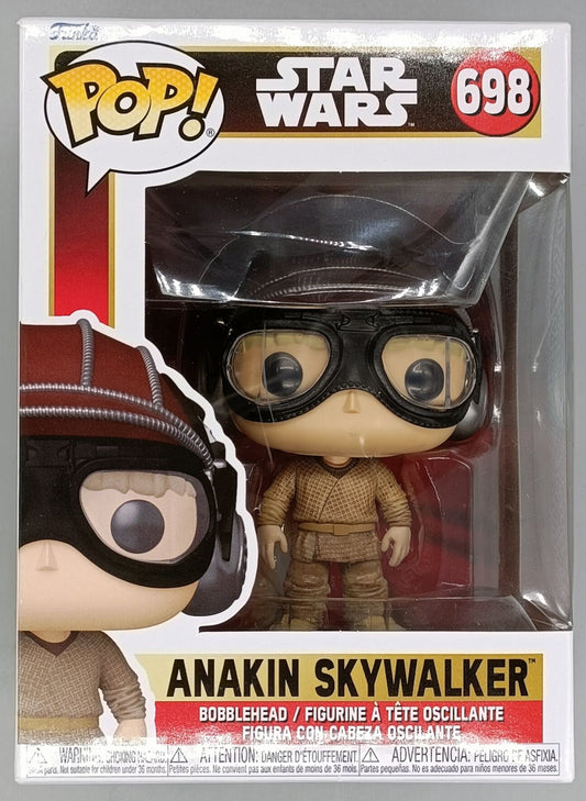 698 Anakin Skywalker w/Helmet Star Wars The Phantom Menace Funko POP - Box Damaged