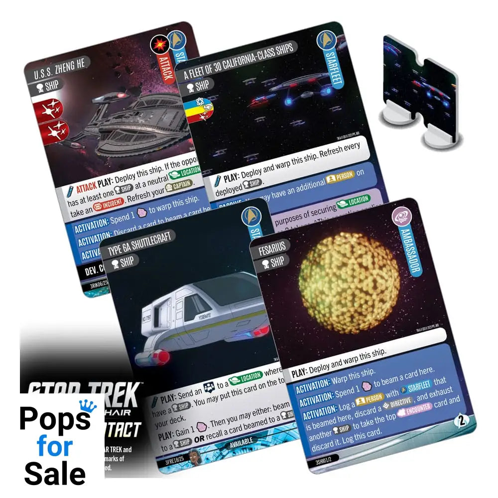 Star Trek: Captain's Chair Card Game Second Contact *English Version*