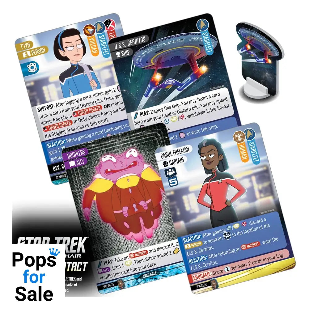 Star Trek: Captain's Chair Card Game Second Contact *English Version*