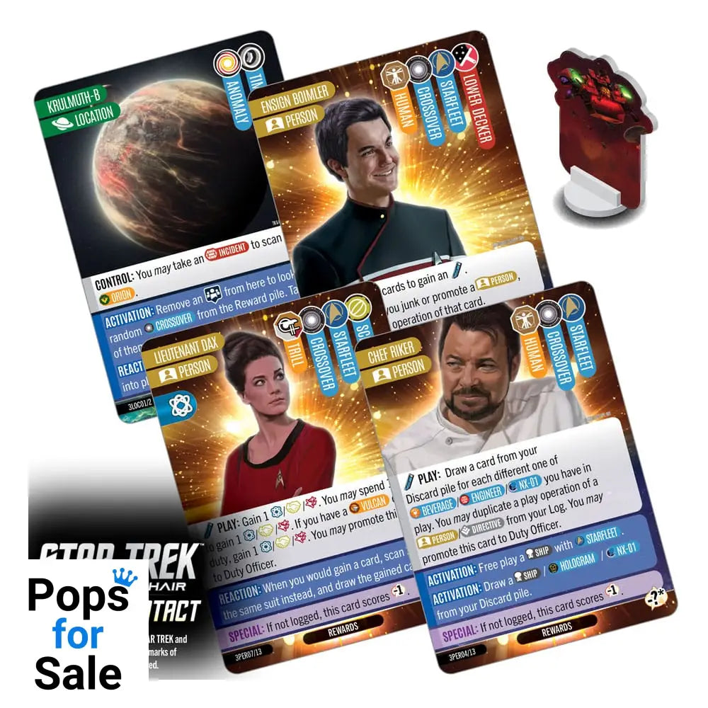 Star Trek: Captain’s Chair Card Game Second Contact *English Version* Card Games