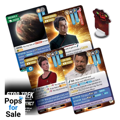 Star Trek: Captain’s Chair Card Game Second Contact *English Version* Card Games