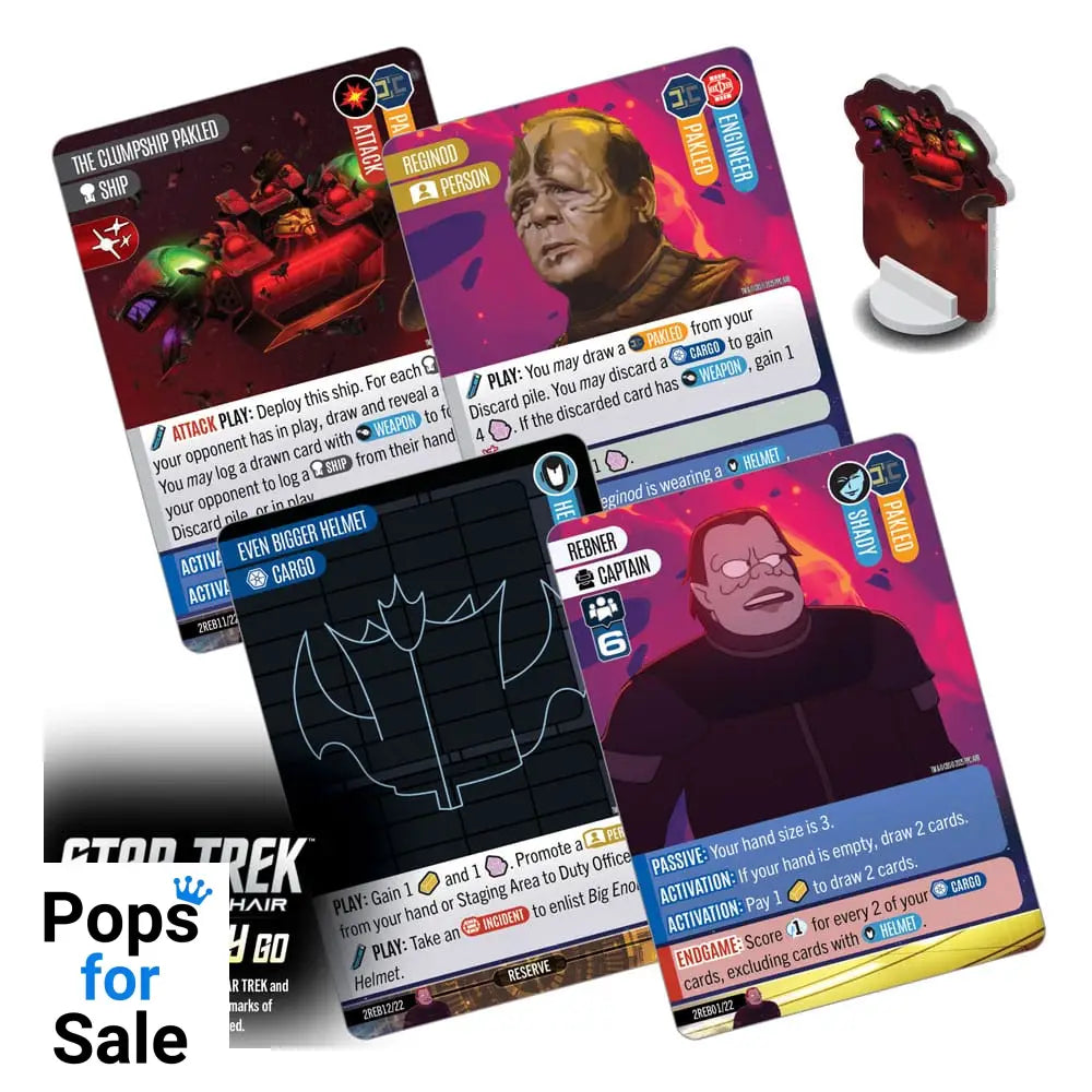 Star Trek: Captain's Chair Card Game To Boldly Go *English Version*