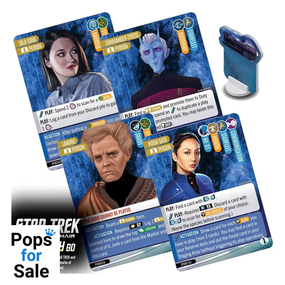 Star Trek: Captain's Chair Card Game To Boldly Go *English Version*