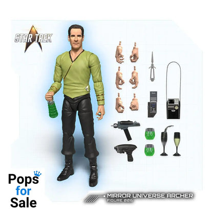 Star Trek: Enterprise Action Figure 1/12 Mirror Universe Archer 16 cm