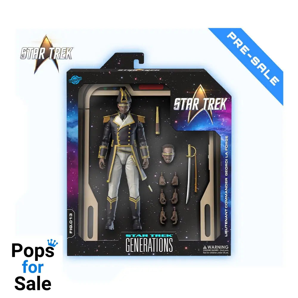 Star Trek: Generations Actionfigur 1/10 Wave 2 Sailor Uniform Geordi La Forge 16 cm