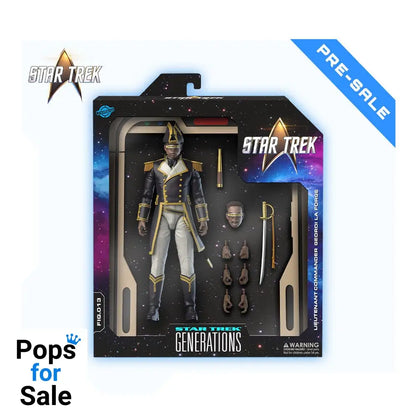 Star Trek: Generations Actionfigur 1/10 Wave 2 Sailor Uniform Geordi La Forge 16 cm