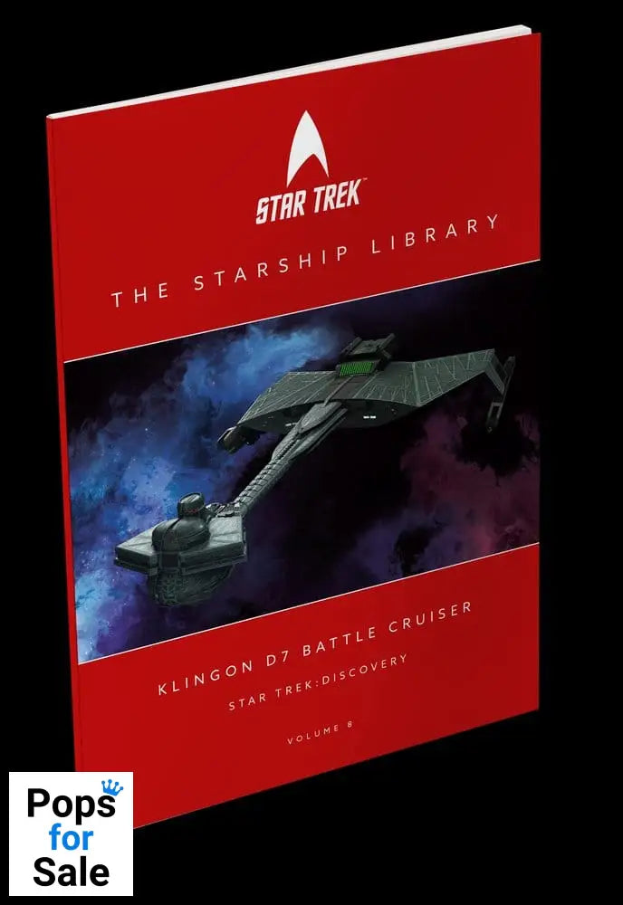 Star Trek Library Die-Cast Klingon D7 Battle Cruiser 10 cm