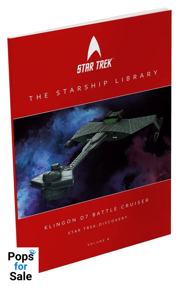 Star Trek Library Die-Cast Klingon D7 Battle Cruiser 10 cm
