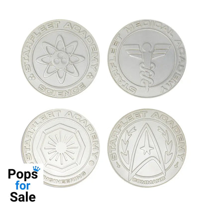 Star Trek Limited Edition.999 Silver Plated Starfleet Divisions Medallion Collection Medallion Set