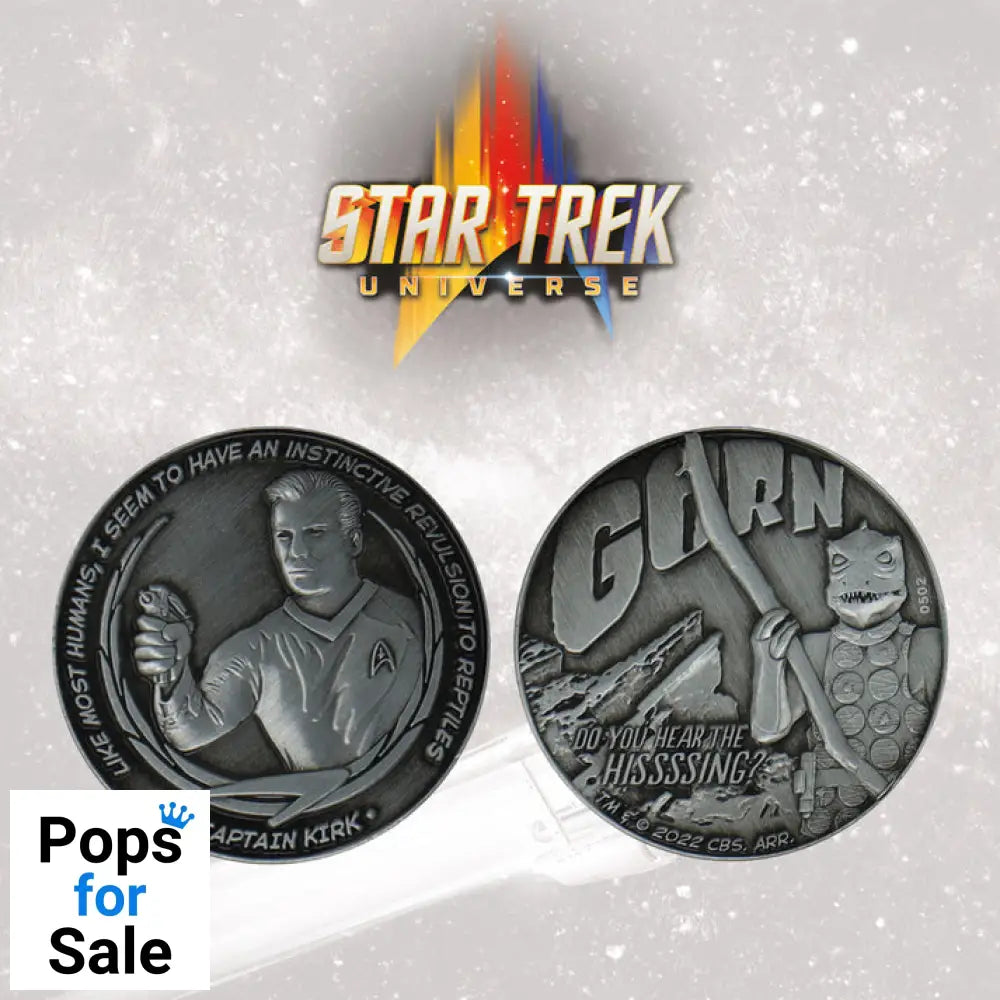 Star Trek Limited Edition Captain Kirk and Gorn Collectible Coin Coin