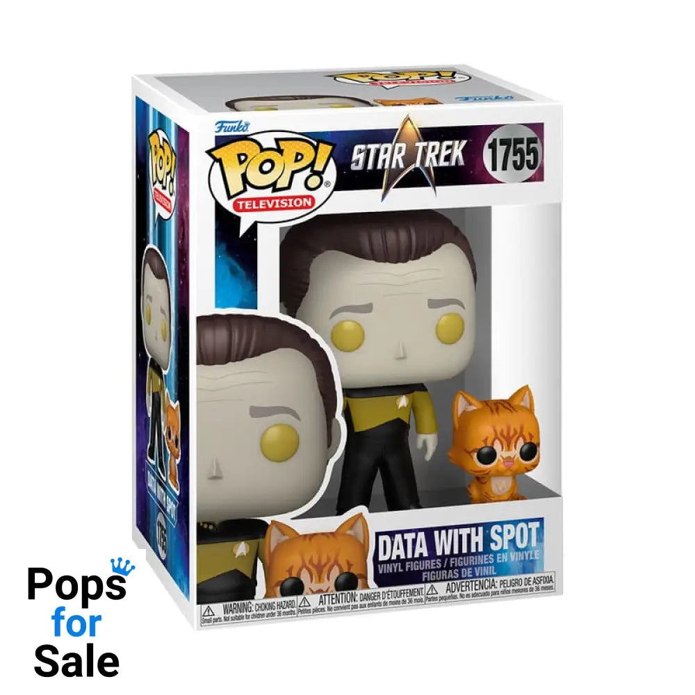 Star Trek POP!&Buddy TV Vinyl Figure STNXTGen- Data w/spot 9 cm