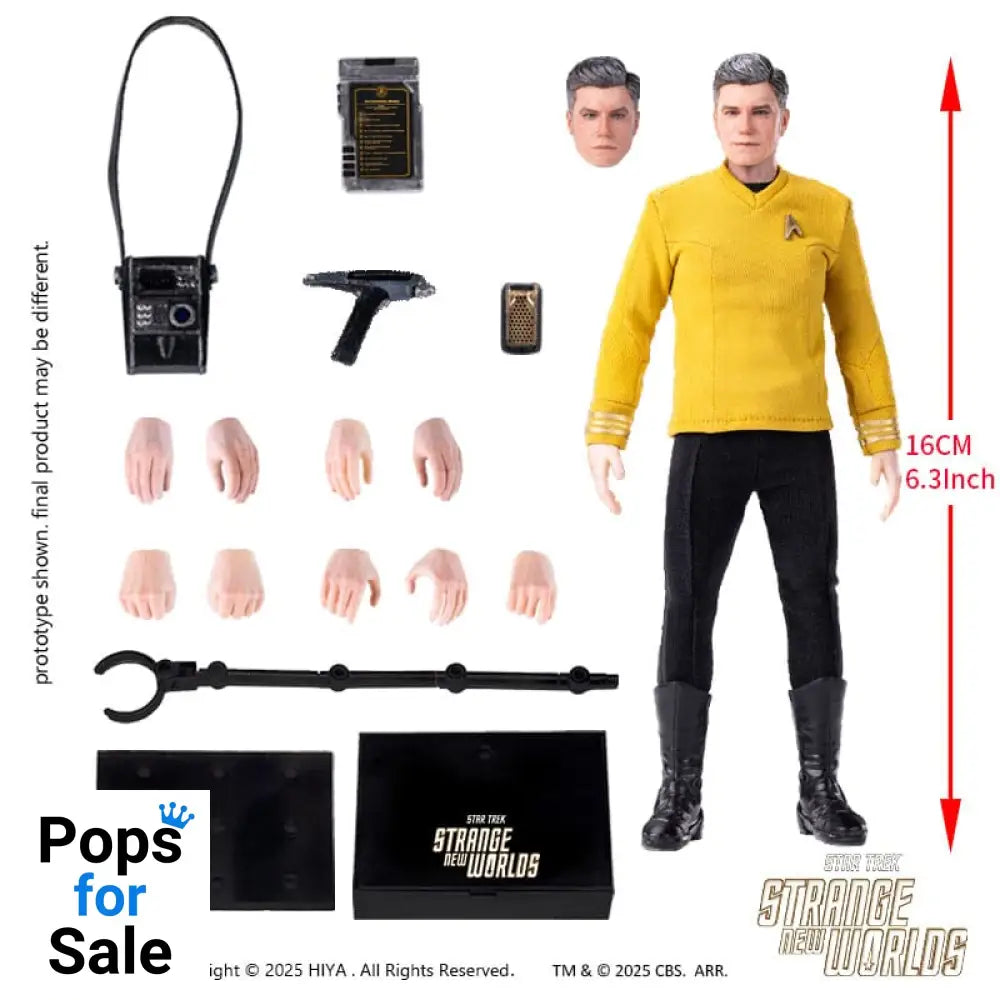 Star Trek Strange New Worlds Exquisite Super Series  Actionfigur 1/12 Pike 16 cm