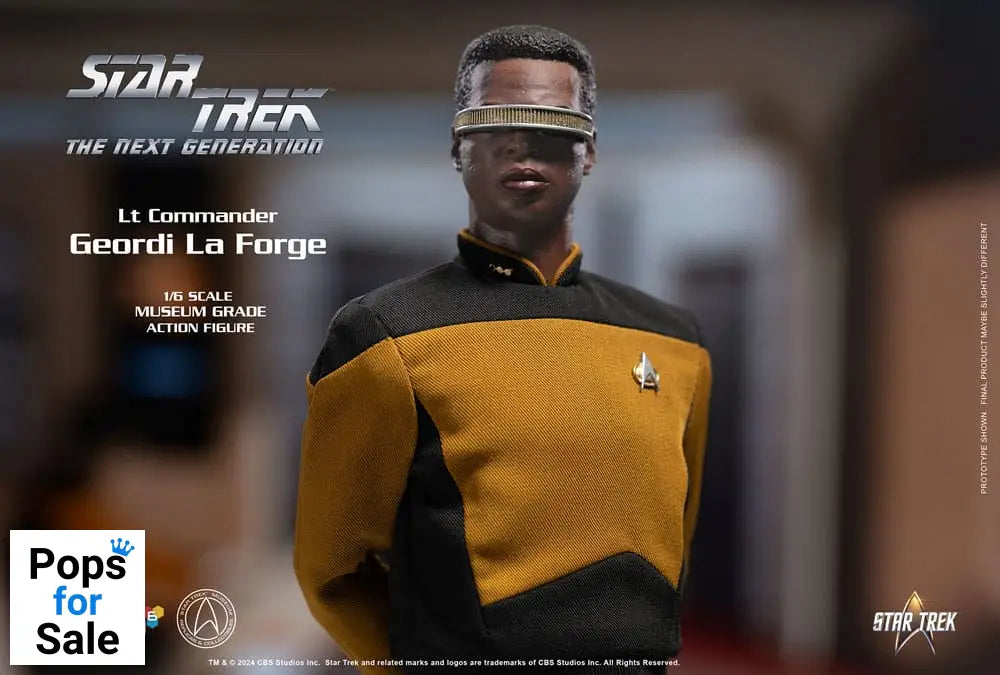 Star Trek: The Next Generation Action Figure 1/6 Lt. Commander Geordi La Forge (Essentials Version) 28 cm