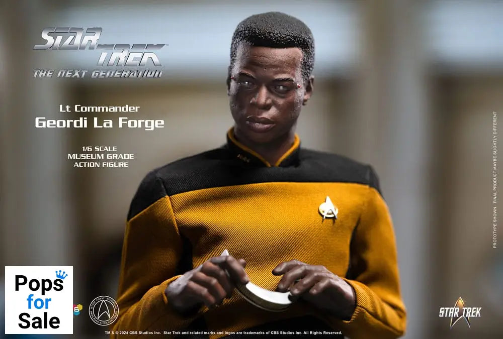 Star Trek: The Next Generation Action Figure 1/6 Lt. Commander Geordi La Forge (Essentials Version) 28 cm
