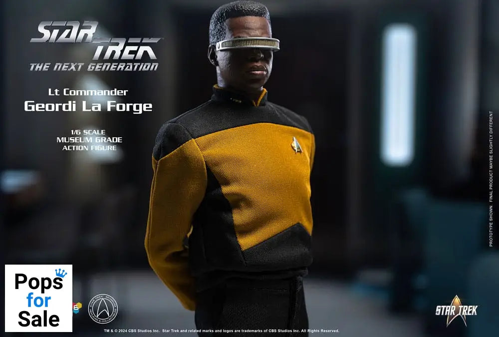 Star Trek: The Next Generation Action Figure 1/6 Lt. Commander Geordi La Forge (Essentials Version) 28 cm Action figures