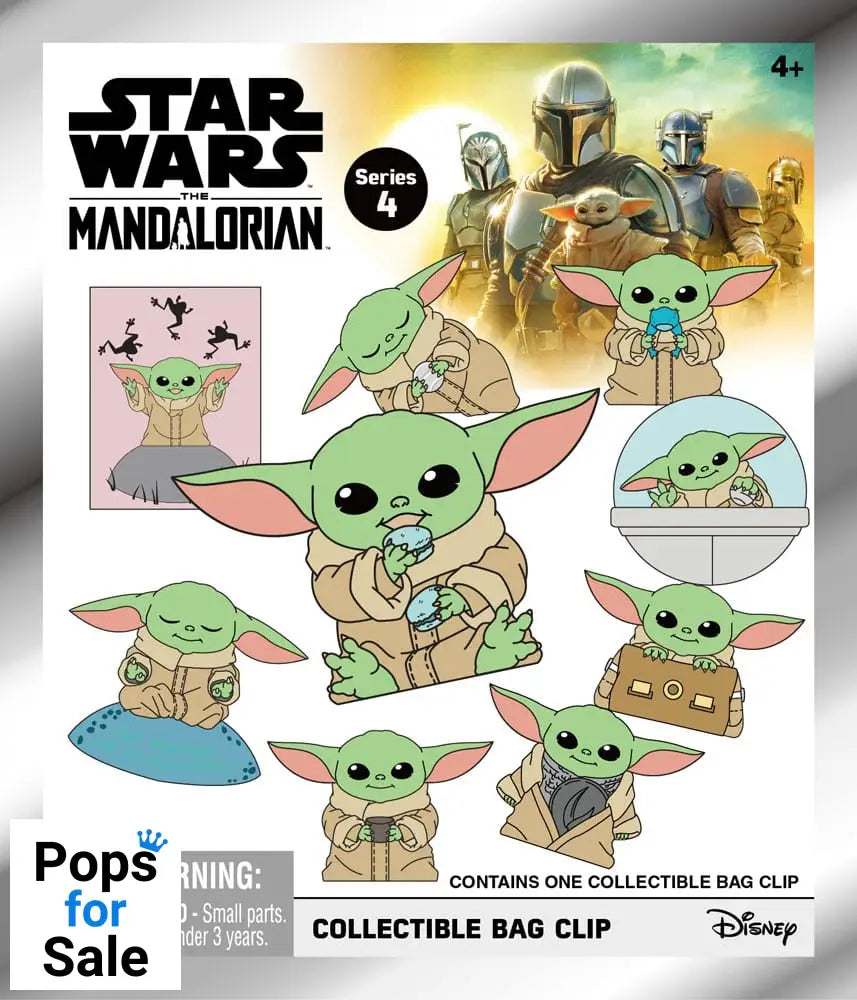 Star Wars 3D Foam Bag Clips Best of Grogu Series 1 Display (24)