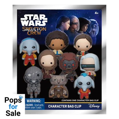 Star Wars 3D PVC Bag Clips Skeleton Crew Display (24)