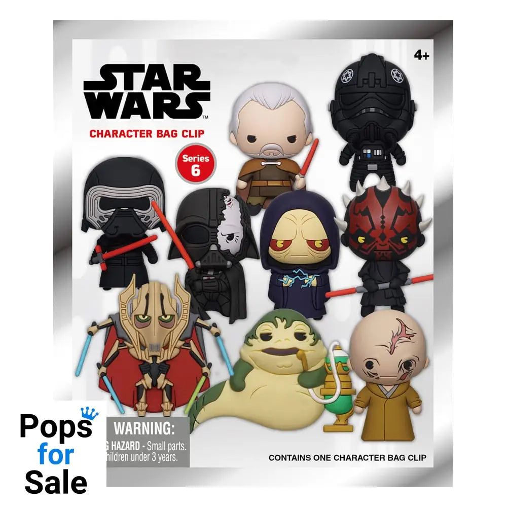 Star Wars 3D PVC Bag Clips Year of the Dark Side Series 1 Display (24)