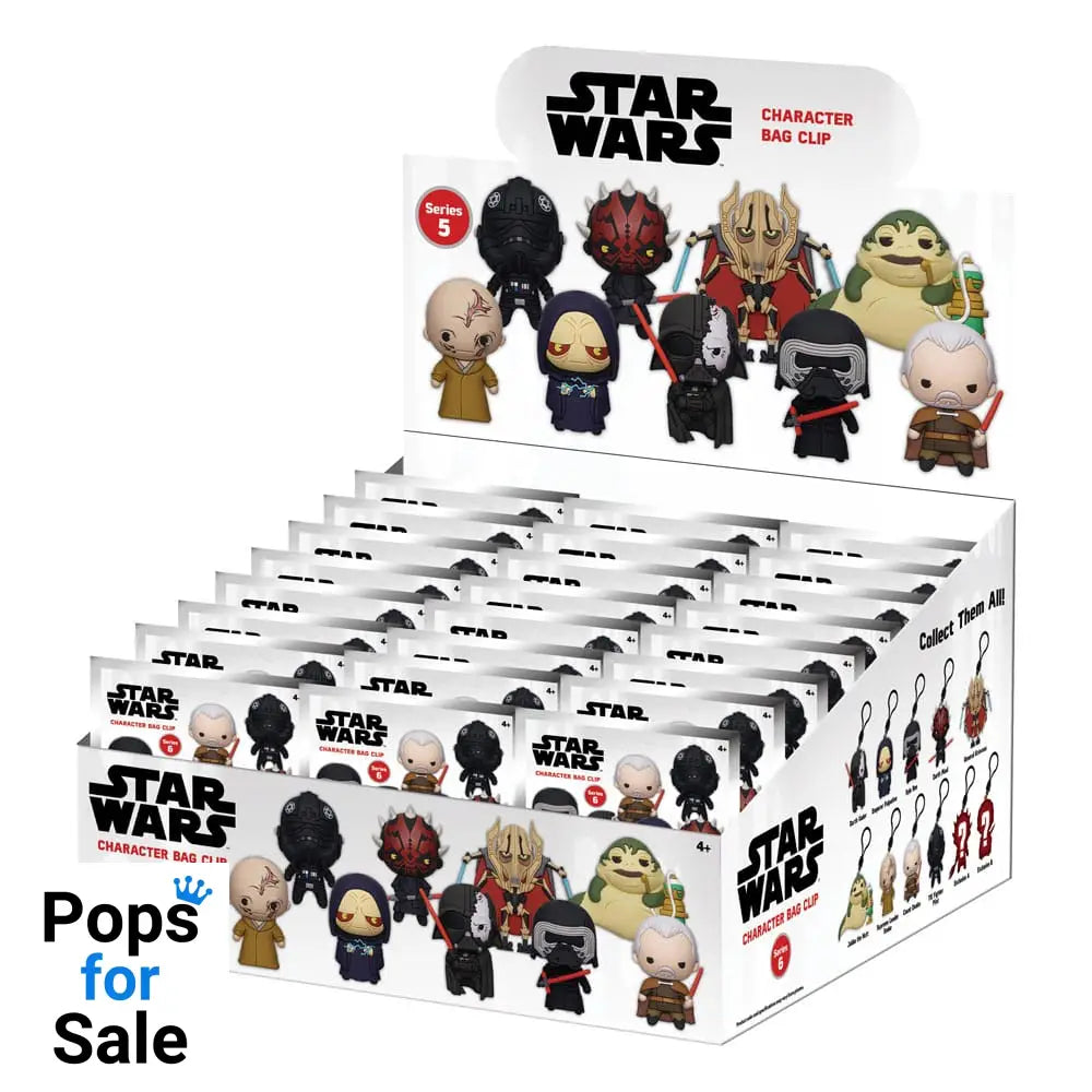 Star Wars 3D PVC Bag Clips Year of the Dark Side Series 1 Display (24)