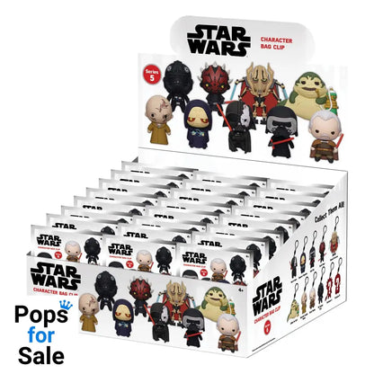 Star Wars 3D PVC Bag Clips Year of the Dark Side Series 1 Display (24)