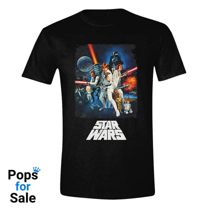 Star Wars A New Hope T-Shirt Retro Poster Size M T-shirts