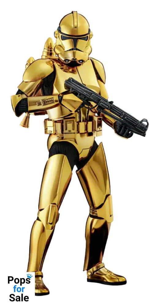 Star Wars Action Figure 1/6 Clone Trooper (Gold Chrome Version) Exclusive 30 cm