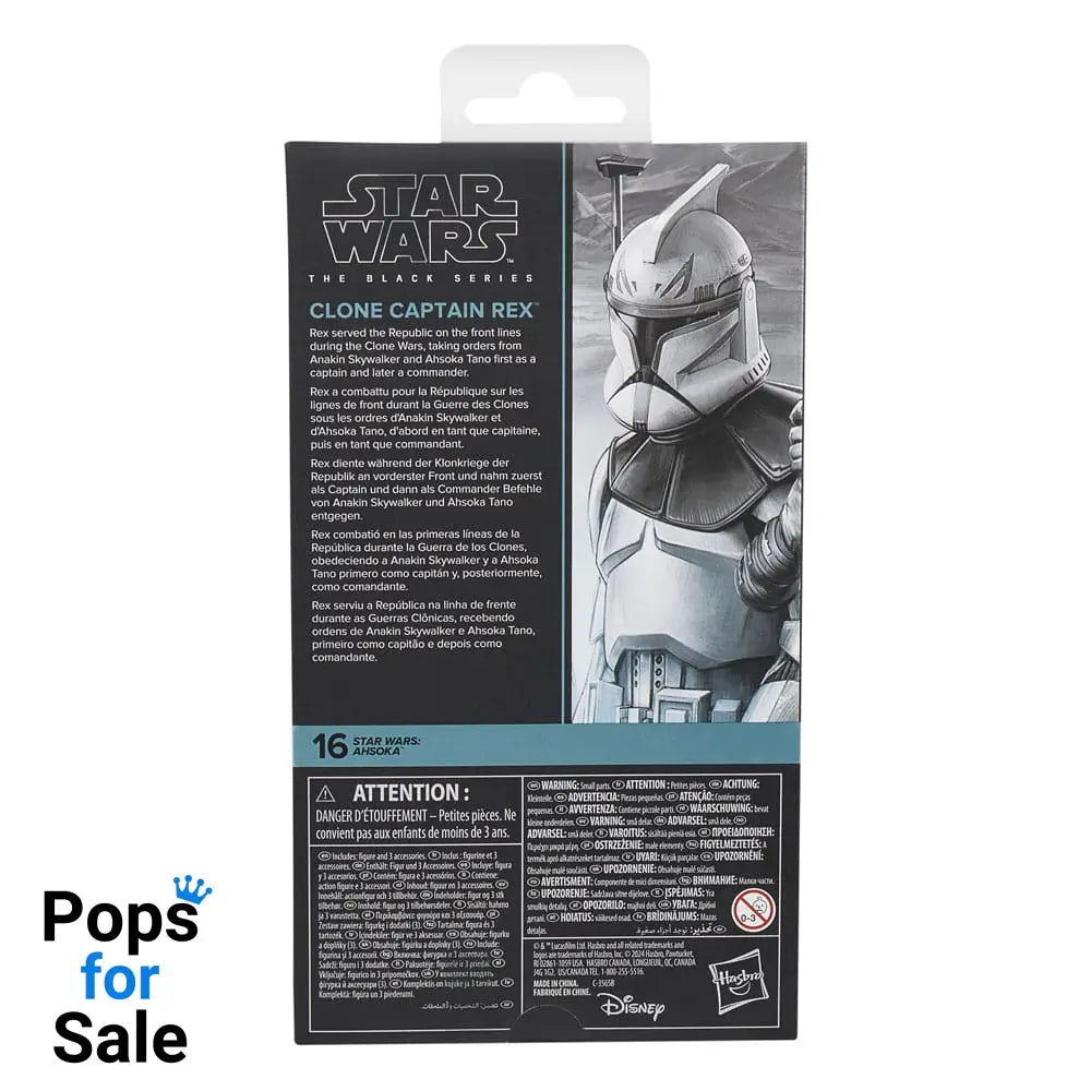 Star Wars: Ahsoka Black Series Action Figure Clone Captain Rex 15 cm