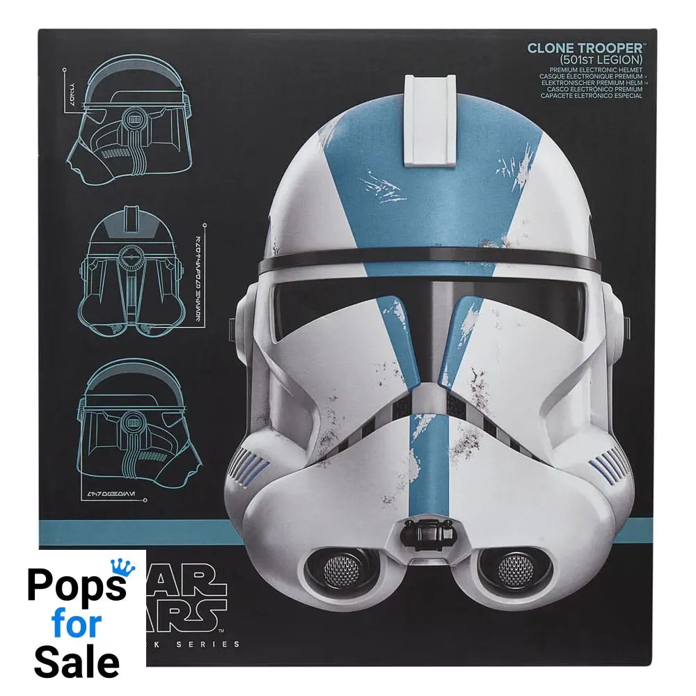 Star Wars: Ahsoka Black Series Electronic Helmet Clone Trooper (501st Legion) Action figures