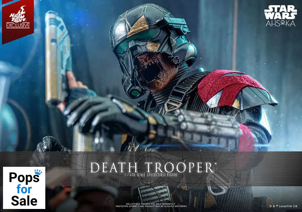 Star Wars: Ahsoka Television Masterpiece Action Figure 1/6 Death Trooper Hot Toys Exclusive 31 cm