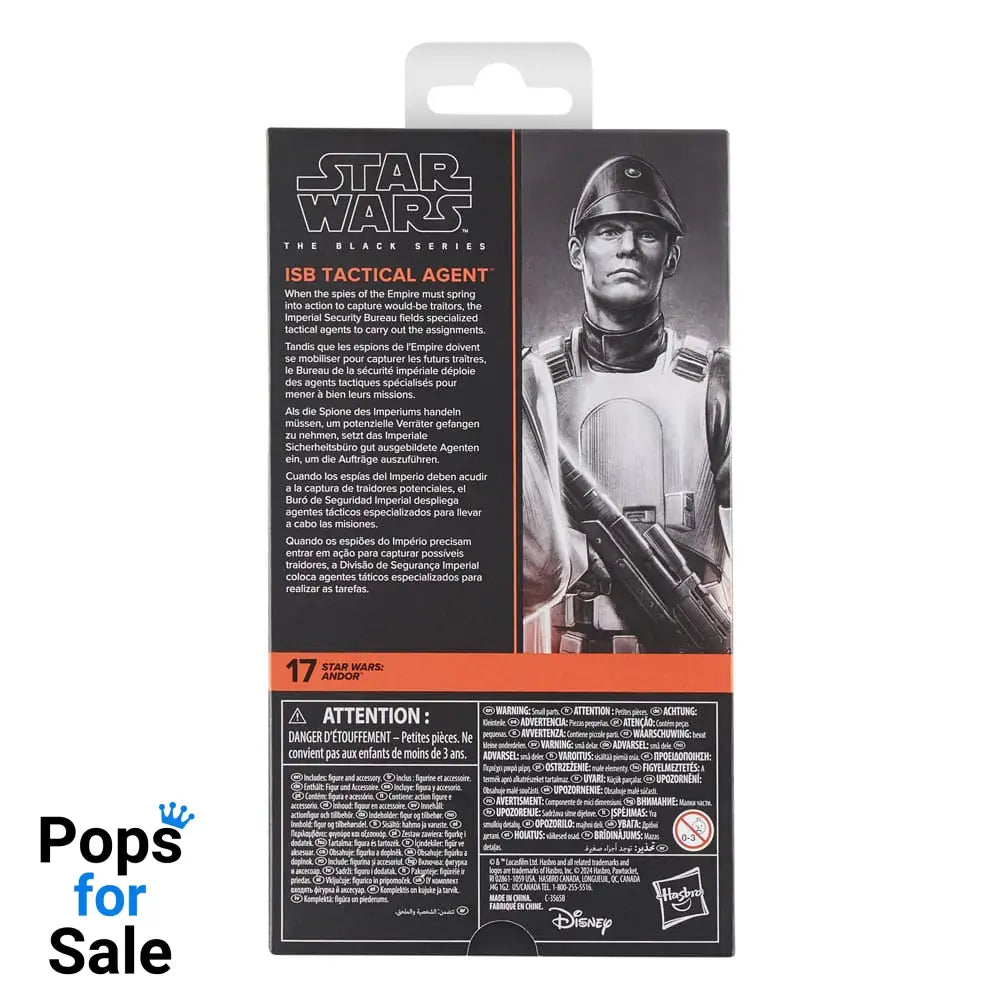 Star Wars: Andor Black Series Action Figure ISB Tactical Agent 15 cm