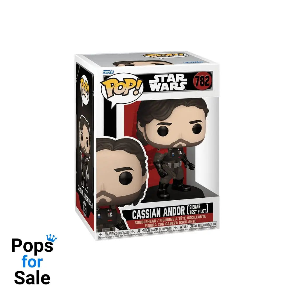 Star Wars: Andor POP! TV Vinyl Figures Cassian Andor (Sienar Test Pilot) w/chase 9 cm Assortment (6) Funko POP POP!