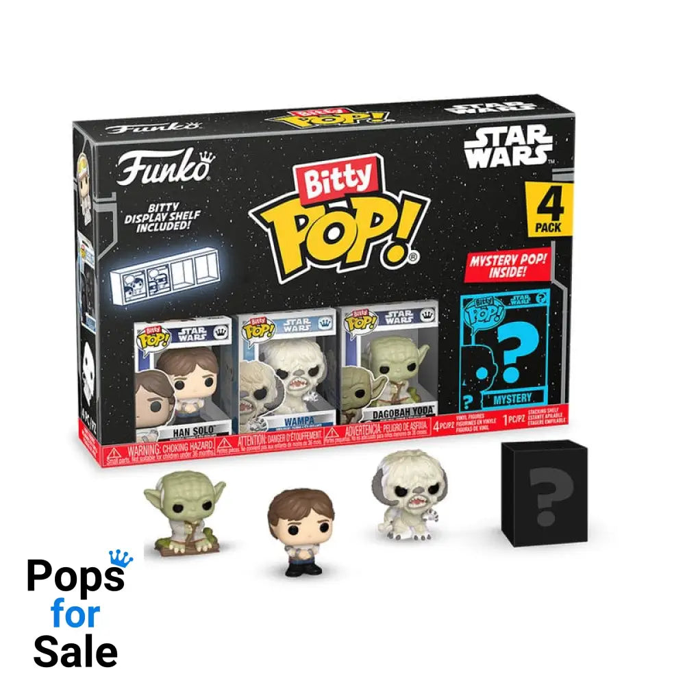 Star Wars Bitty POP! Vinyl Figure 4-Pack Han 2,5 cm Mini-figures