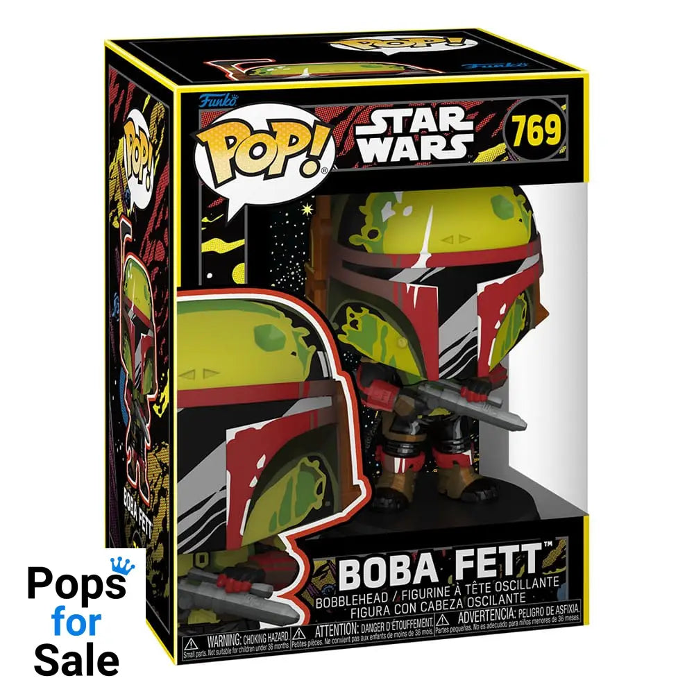 Star Wars : Book of Boba Fett POP! TV Vinyl Figure Boba Fett(Retro) 9 cm