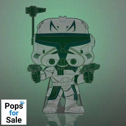 Star Wars Clone Wars Loungefly POP! Enamel Pin Captain Rex (Glow-in-the-Dark) 10 cm Funko POP Pins & Brooches