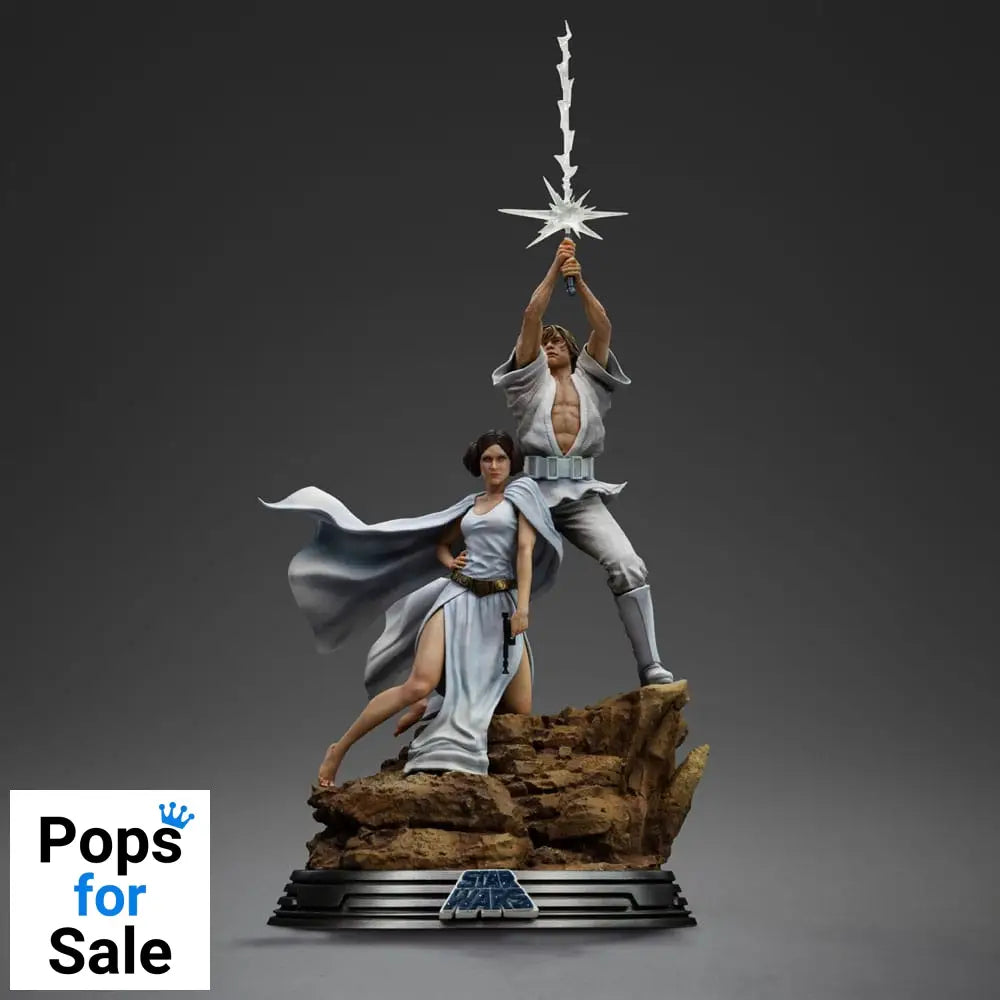 Star Wars Deluxe Art Scale Statue 1/10 Luke and Leia 41 cm