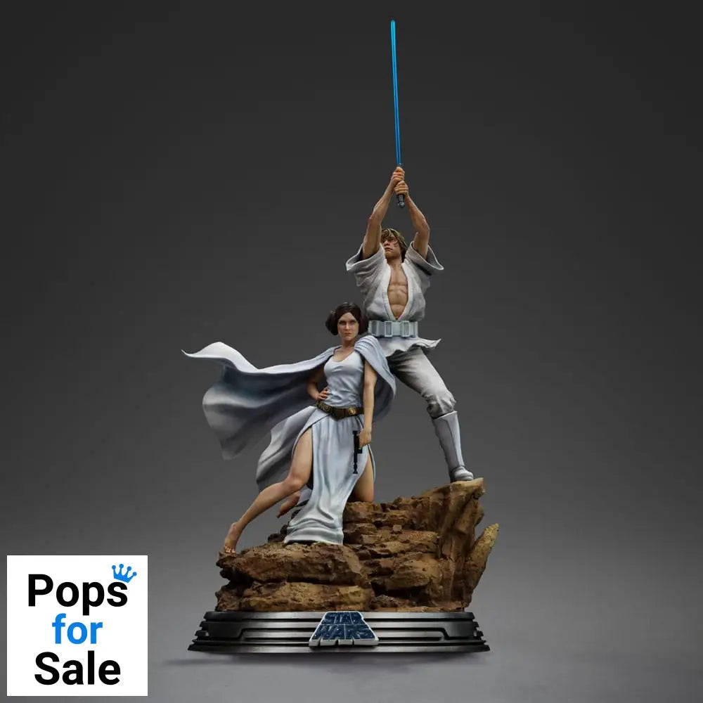 Star Wars Deluxe Art Scale Statue 1/10 Luke and Leia 41 cm Statues