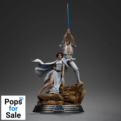 Star Wars Deluxe Art Scale Statue 1/10 Luke and Leia 41 cm Statues