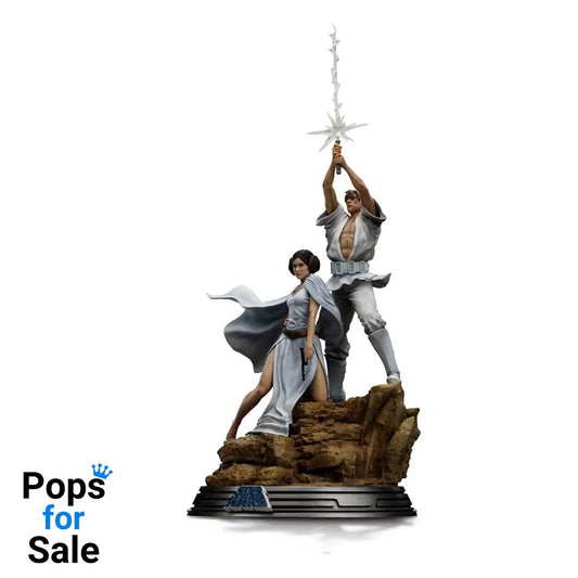 Star Wars Deluxe Art Scale Statue 1/10 Luke and Leia 41 cm Statues