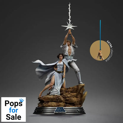 Star Wars Deluxe Art Scale Statue 1/10 Luke and Leia 41 cm