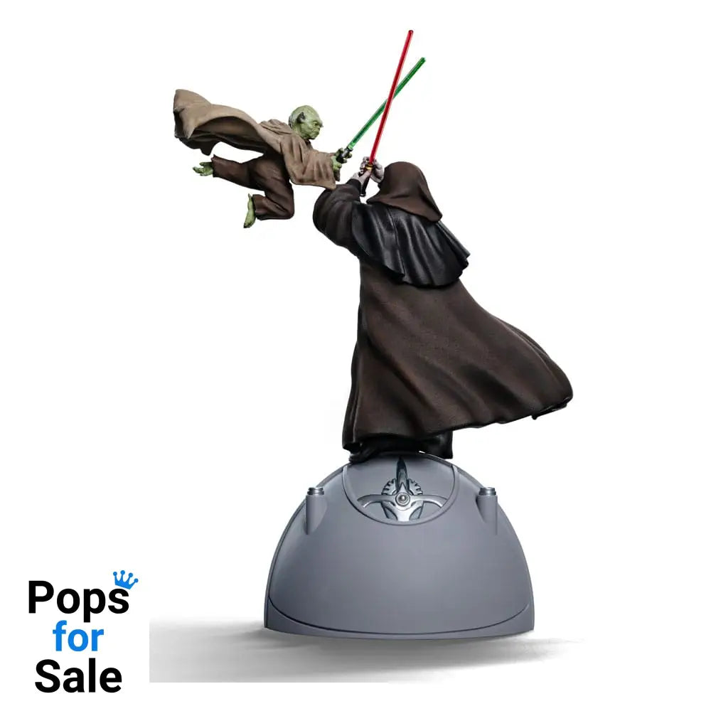 Star Wars Deluxe Art Scale Statue 1/10 Yoda vs Emperor Palpatine (CCXP Exclusive 2024) 31 cm Statues