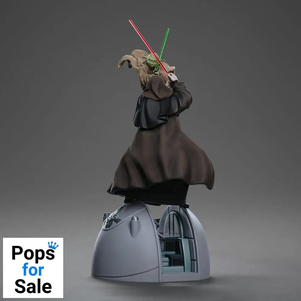 Star Wars Deluxe Art Scale Statue 1/10 Yoda vs Emperor Palpatine (CCXP Exclusive 2024) 31 cm